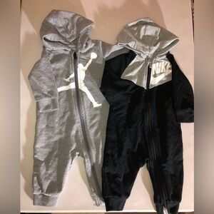 Nike and Jordan Rompers